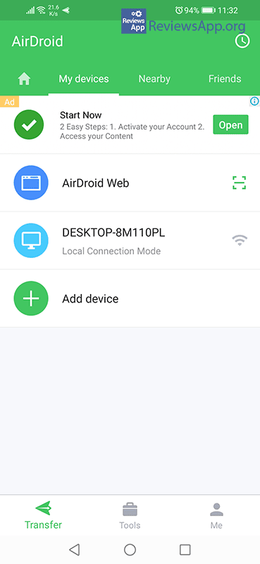 AirDroid phone
