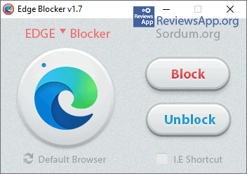 Edge Blocker menu