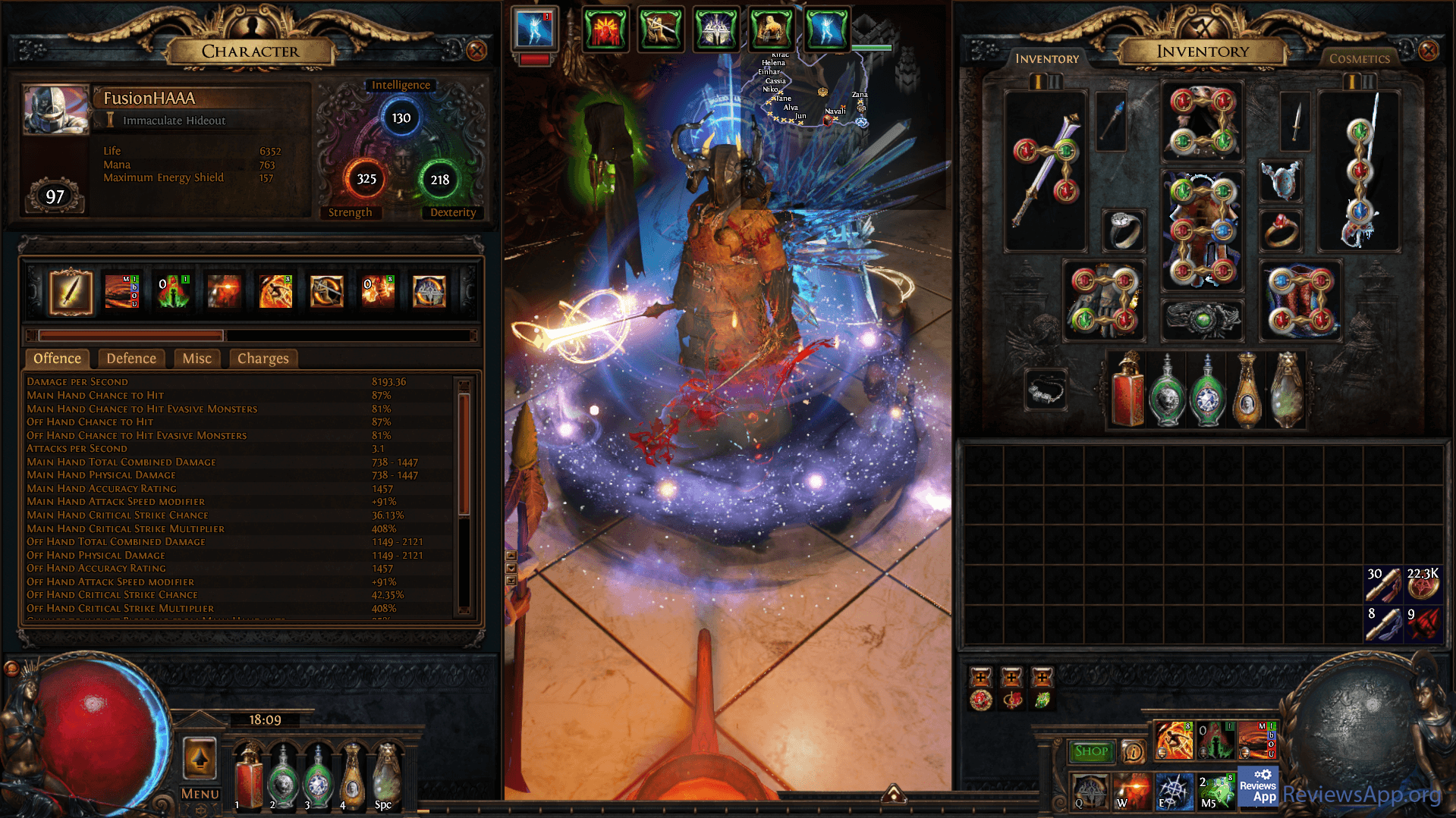Path of Exile inventory