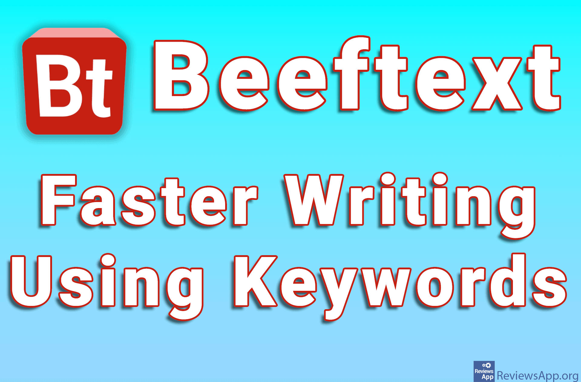 Beeftext – Faster Writing Using Keywords