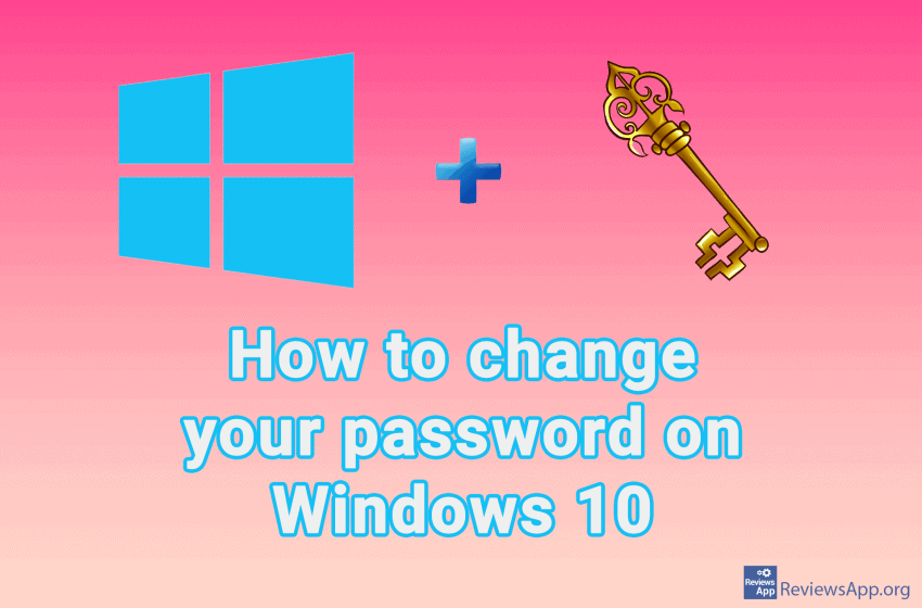 How to change your password on Windows 10