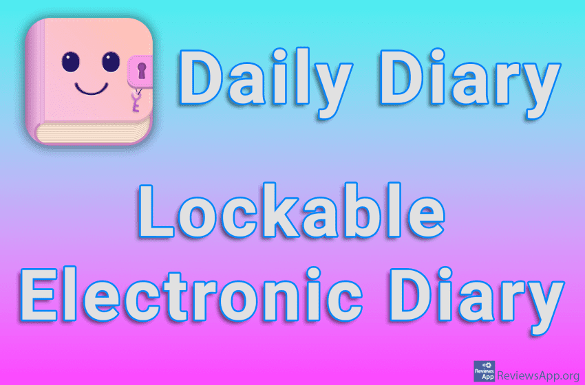  Daily Diary – Lockable Electronic Diary