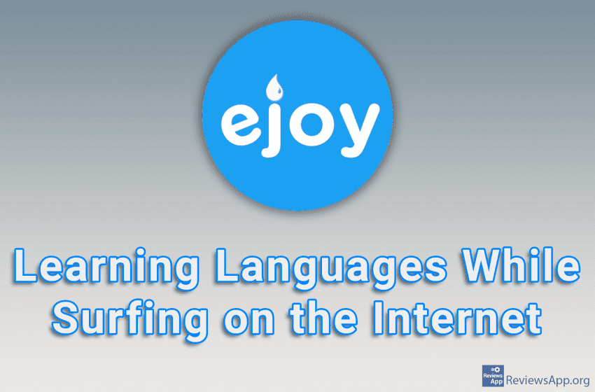 eJOY – Learning Languages ​​While Surfing on the Internet
