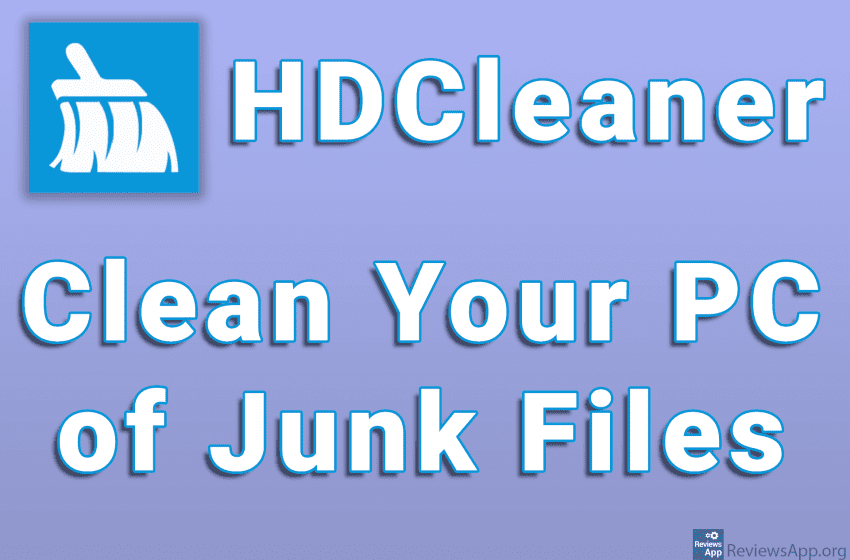 HDCleaner – Clean Your PC of Junk Files
