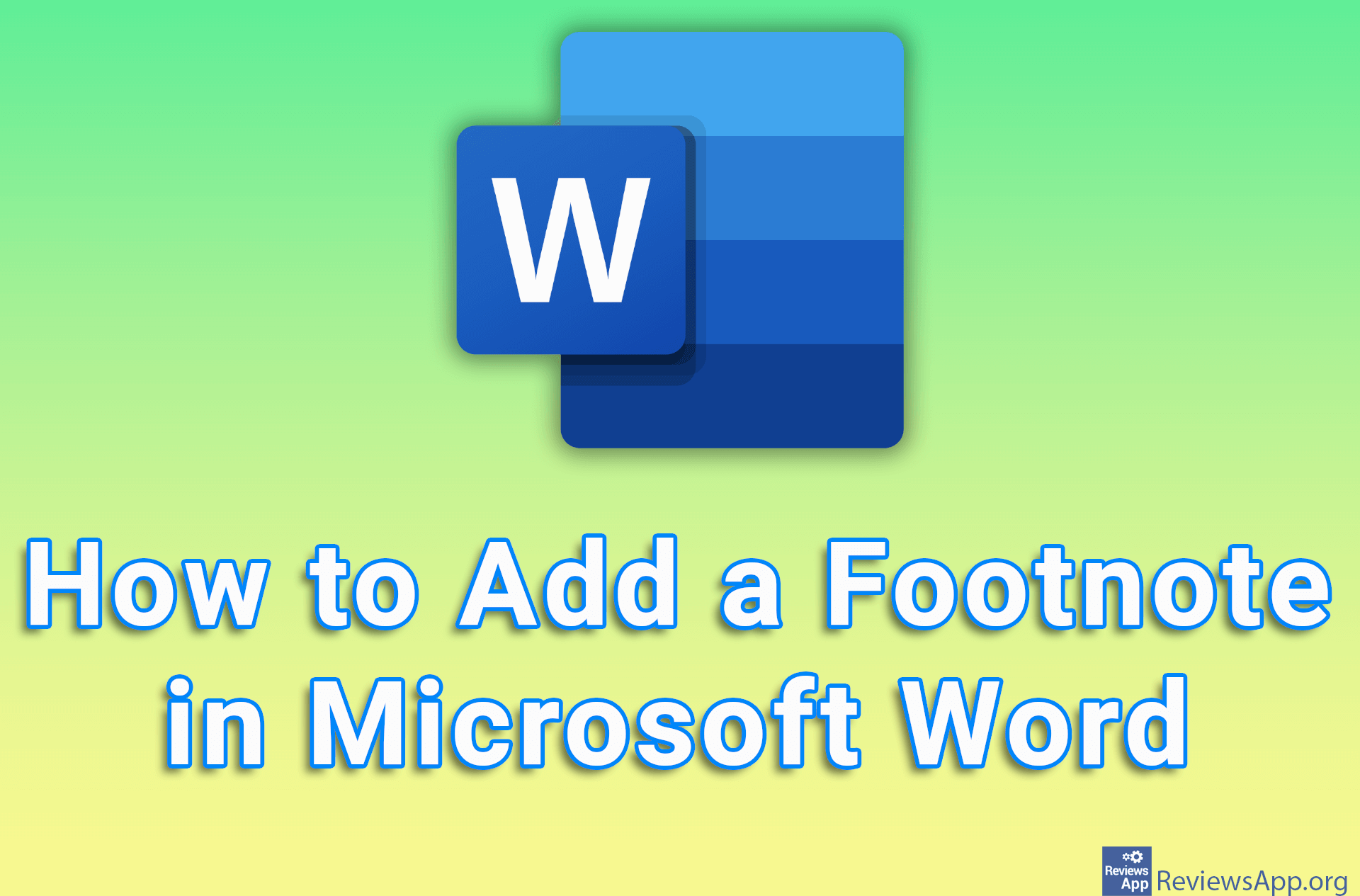 How to Add a Footnote in Microsoft Word
