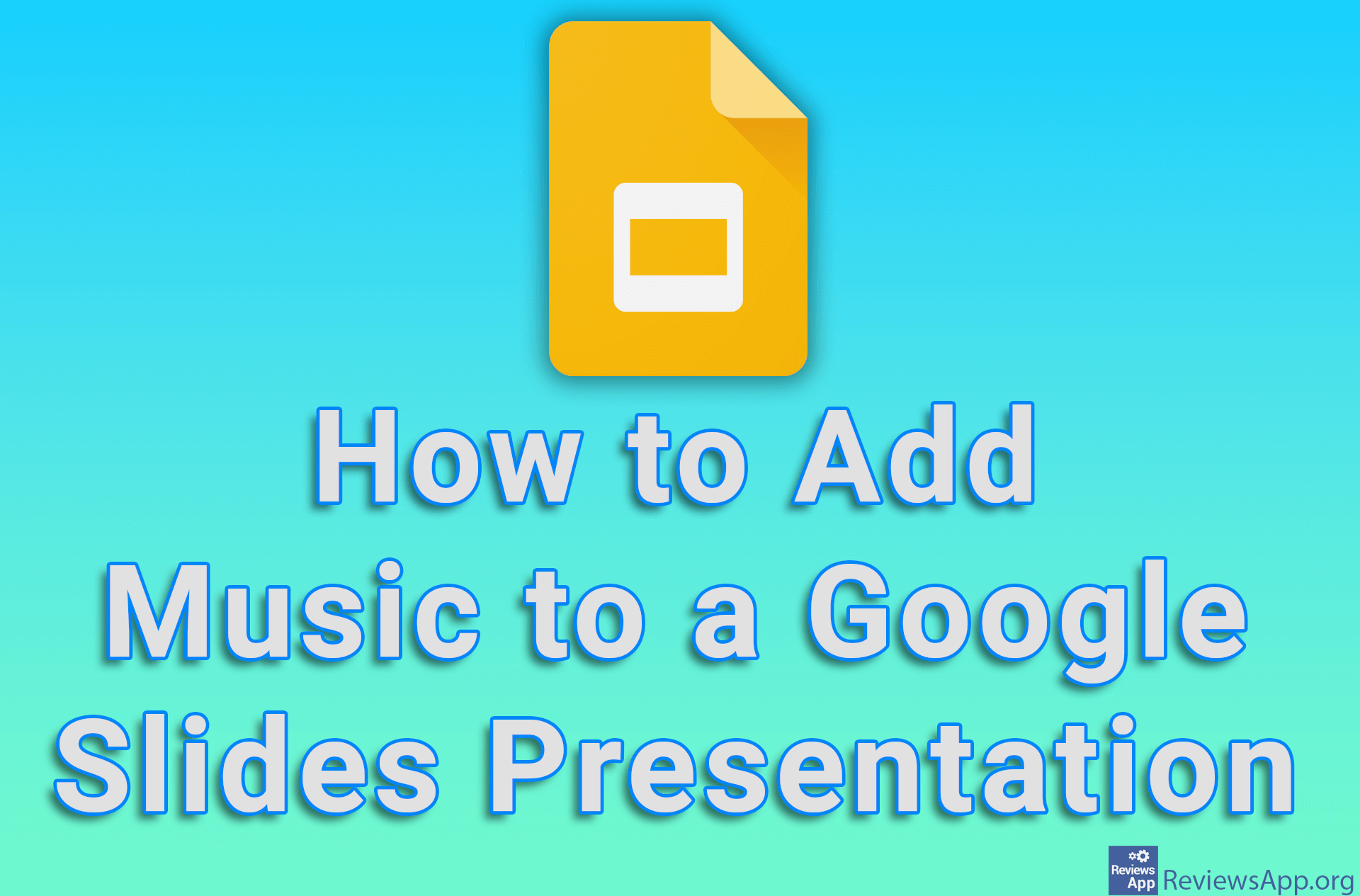 How to Add Music to a Google Slides Presentation