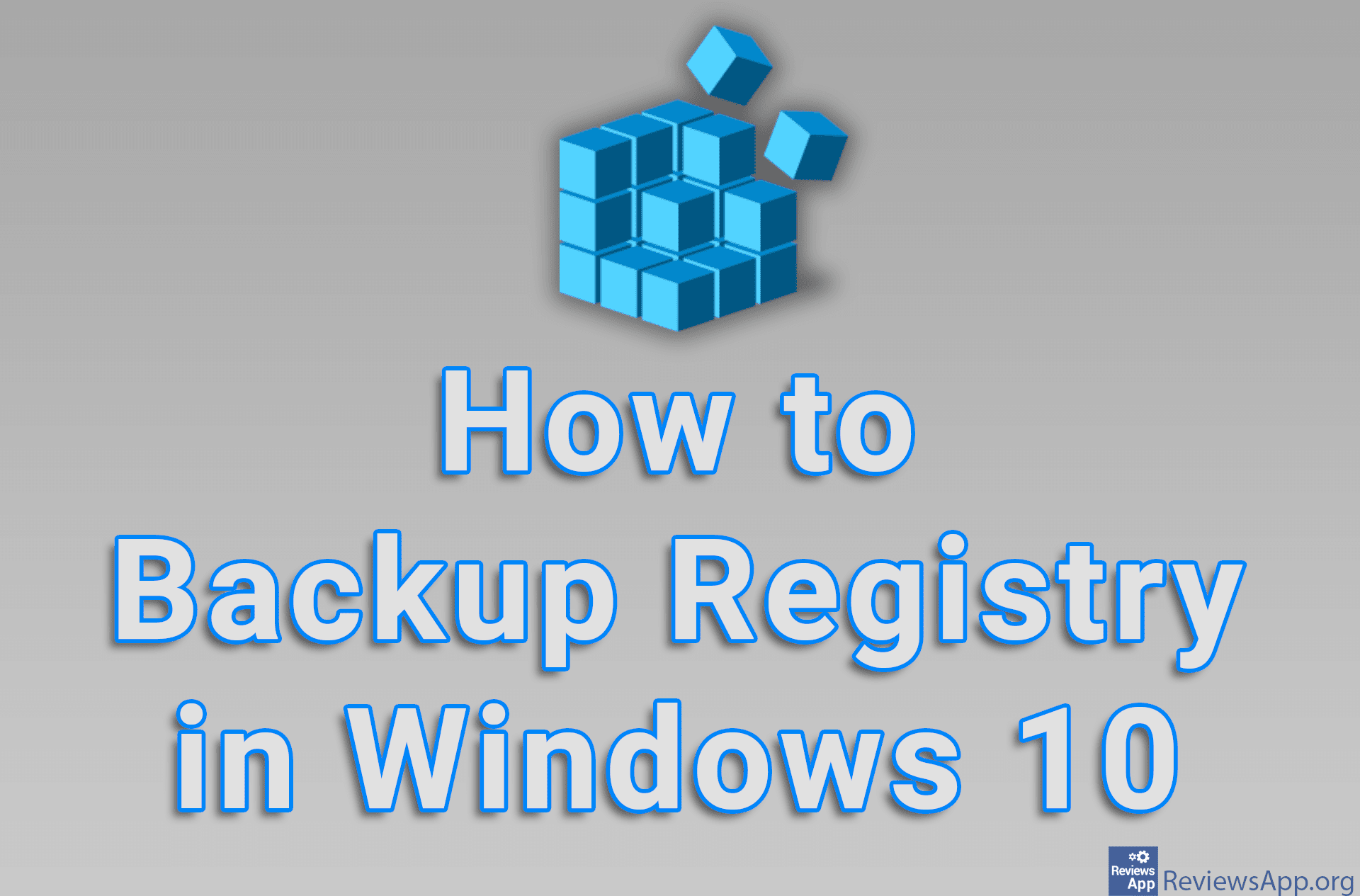 How to Backup Registry in Windows 10