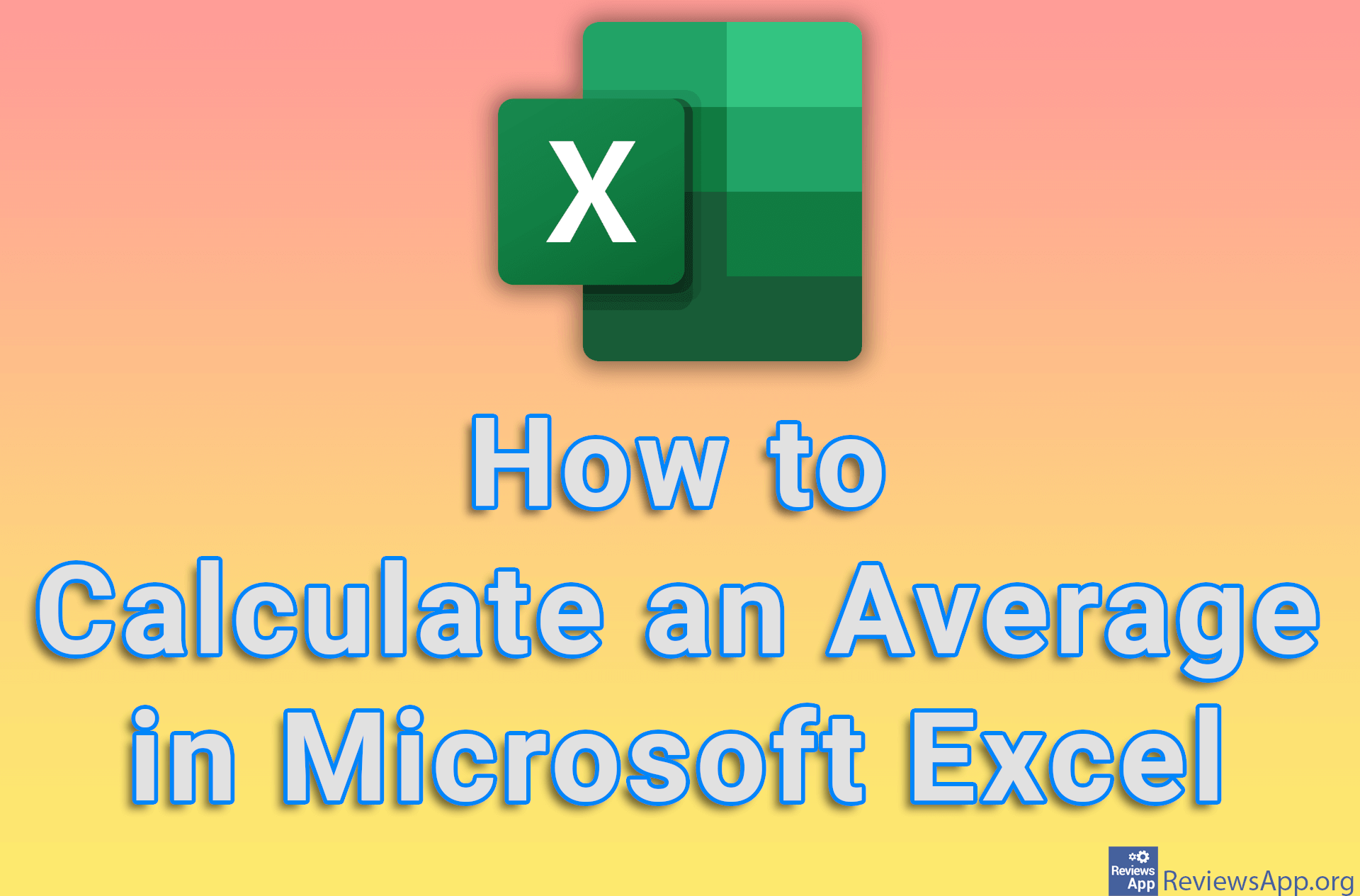 How to Calculate an Average in Microsoft Excel