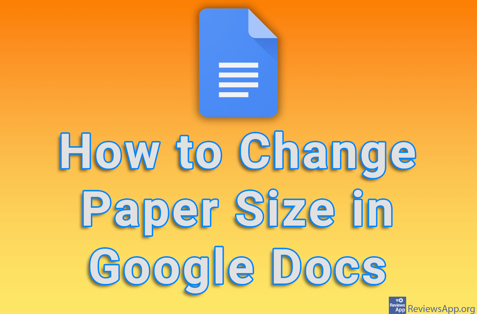 How To Change Paper Size In Google Docs Reviews App