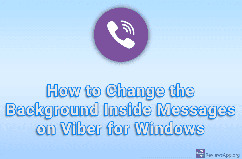  How to Change the Background Inside Messages on Viber for Windows