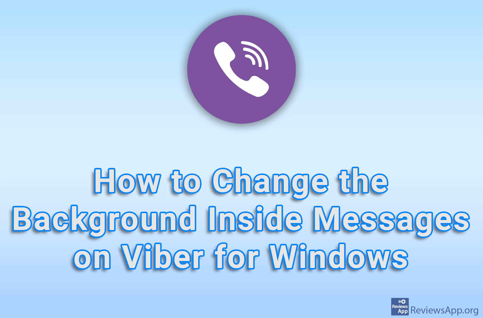 How to Change the Background Inside Messages on Viber for Windows