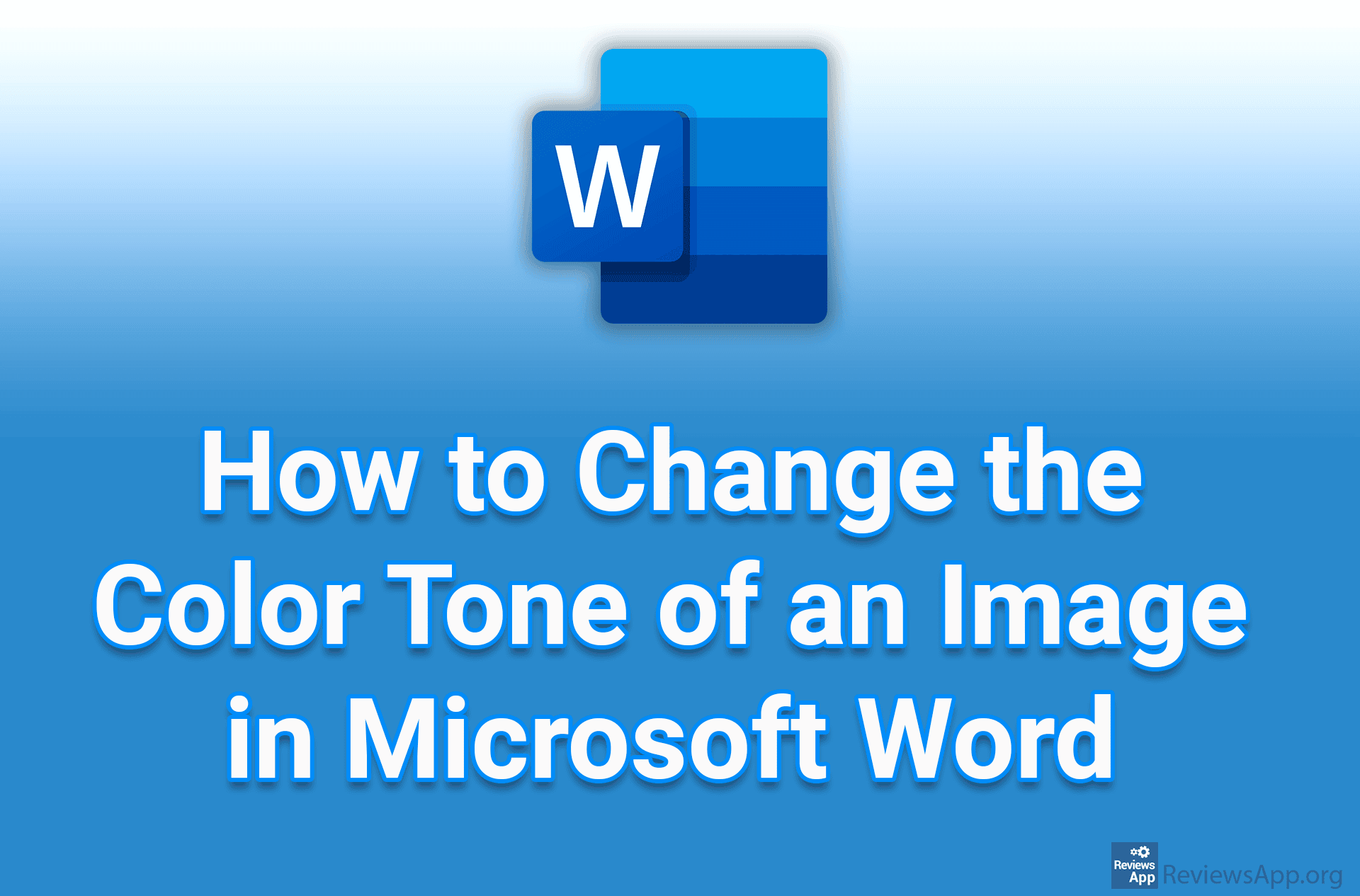 How to Change the Color Tone of an Image in Microsoft Word