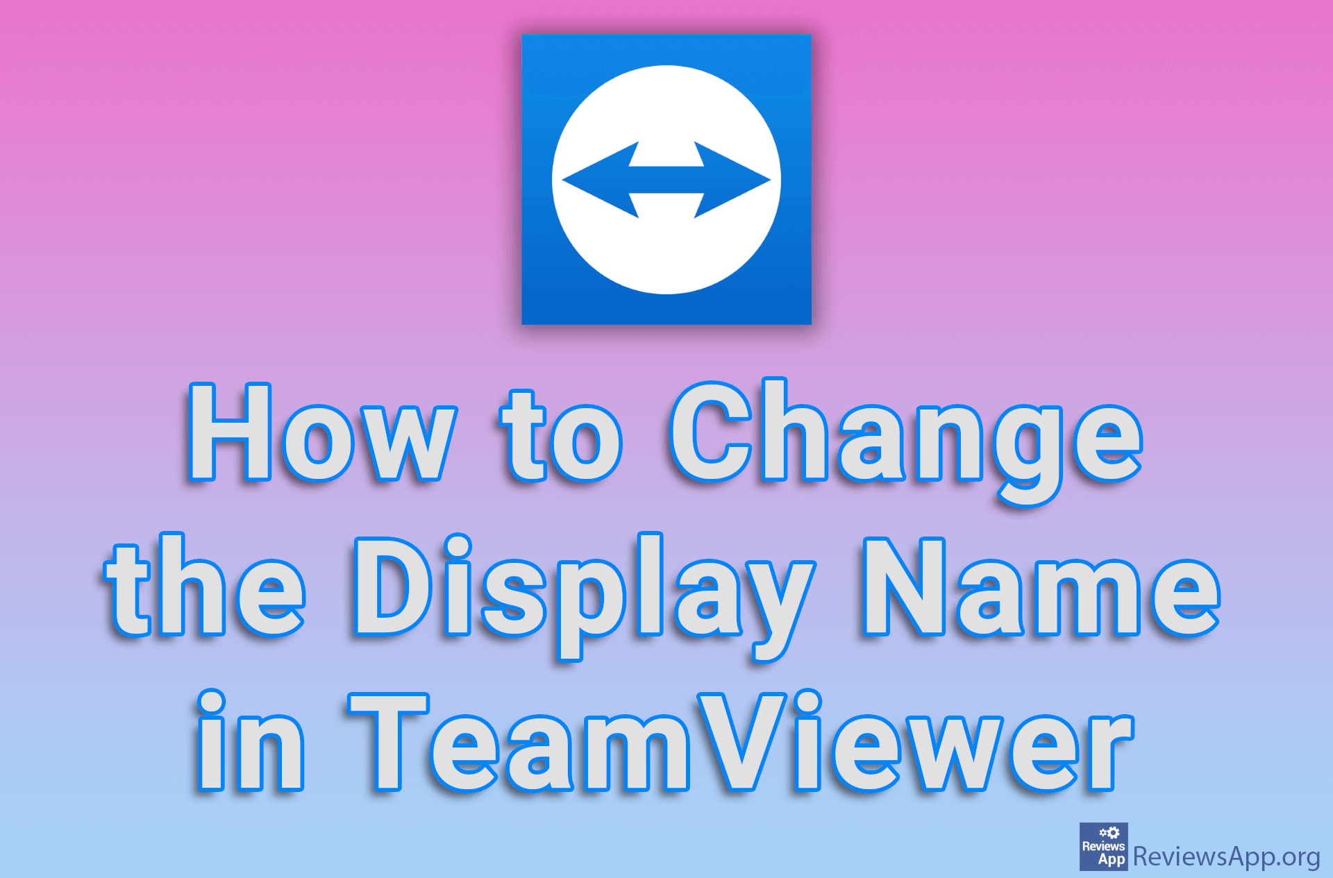 How to Change the Display Name in TeamViewer