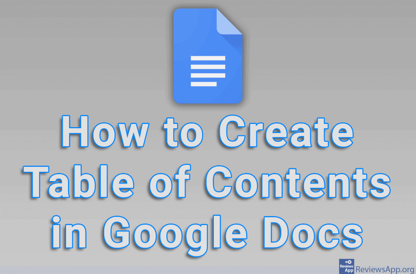  How to Create Table of Contents in Google Docs