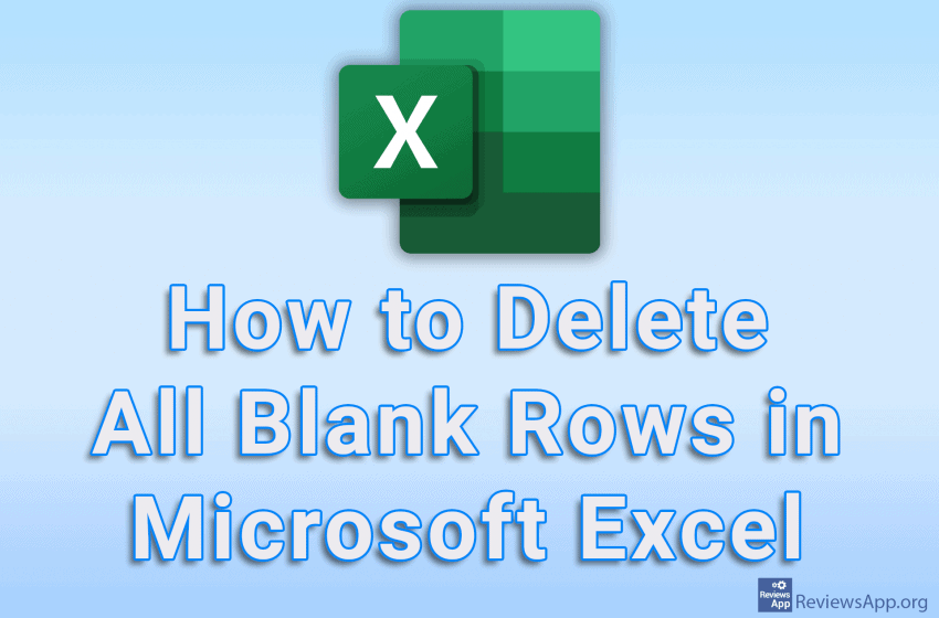  How to Delete All Blank Rows in Microsoft Excel
