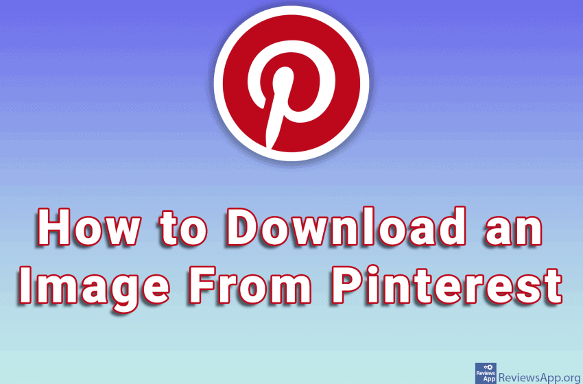 How to Download an Image From Pinterest
