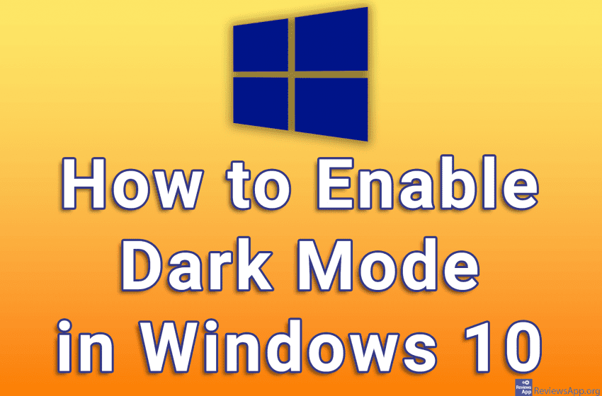  How to Enable Dark Mode in Windows 10