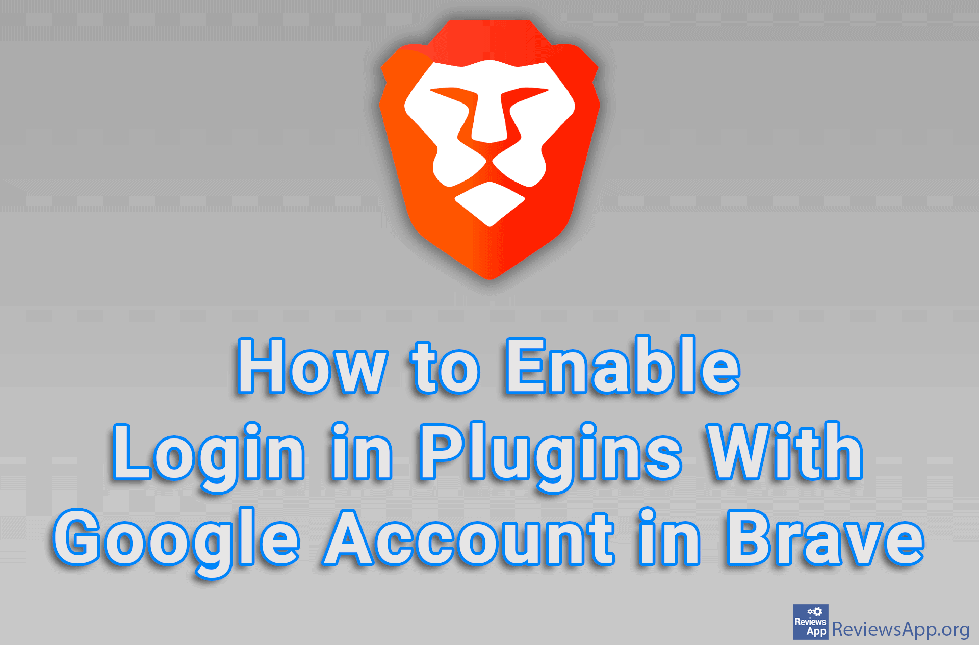 How to Enable Login in Plugins With Google Account in Brave