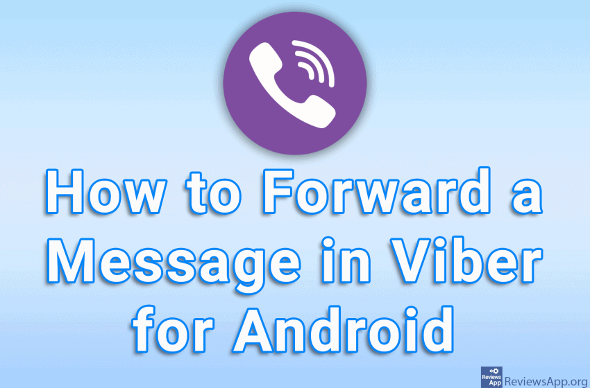 How to Forward a Message in Viber for Android