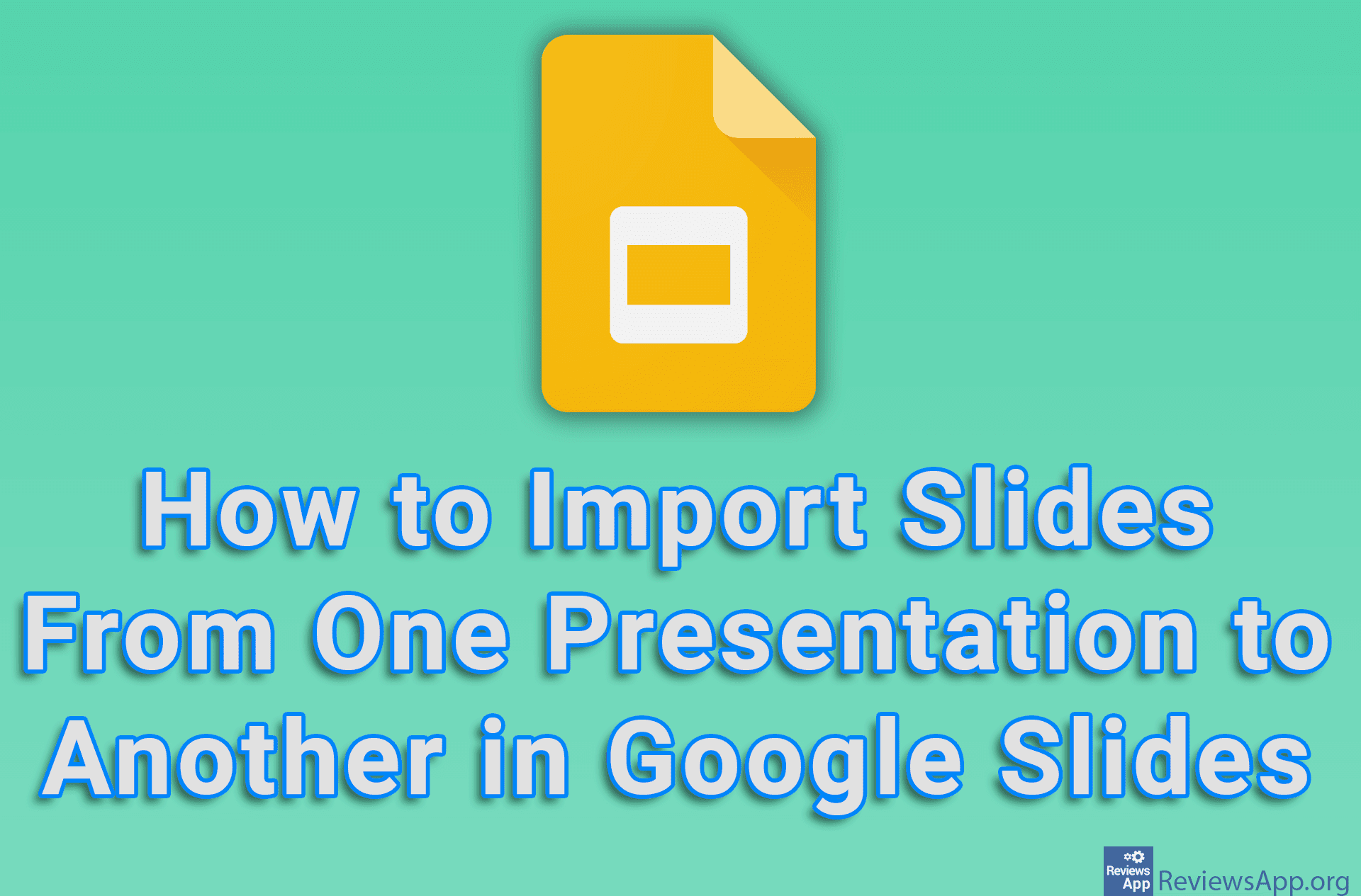 How to Import Slides From One Presentation to Another in Google Slides