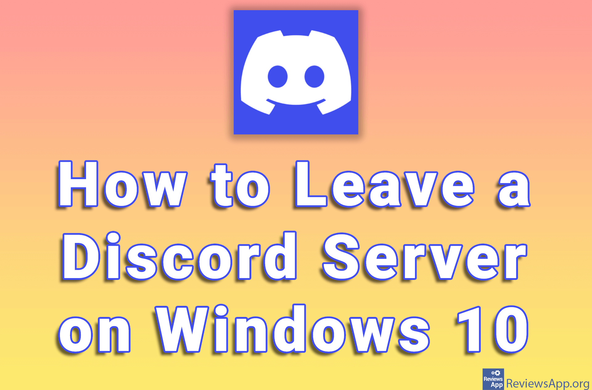 How to Leave a Discord Server on Windows 10