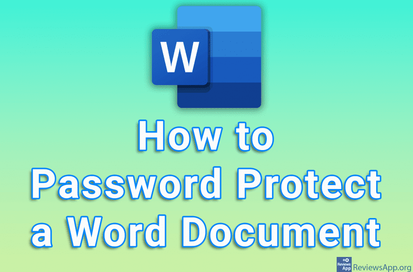  How to Password Protect a Word Document