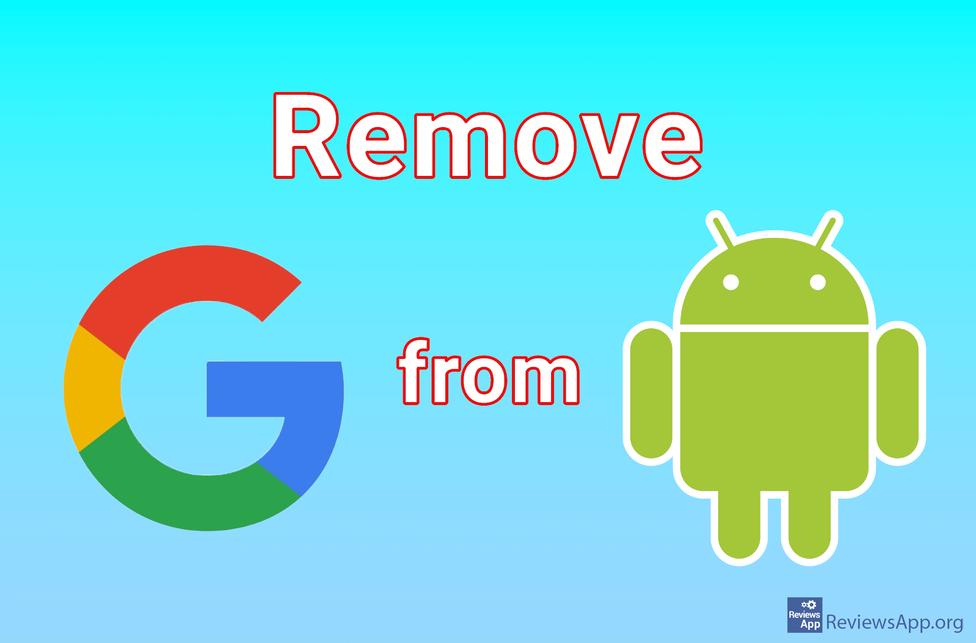 How to remove a Google account on Android