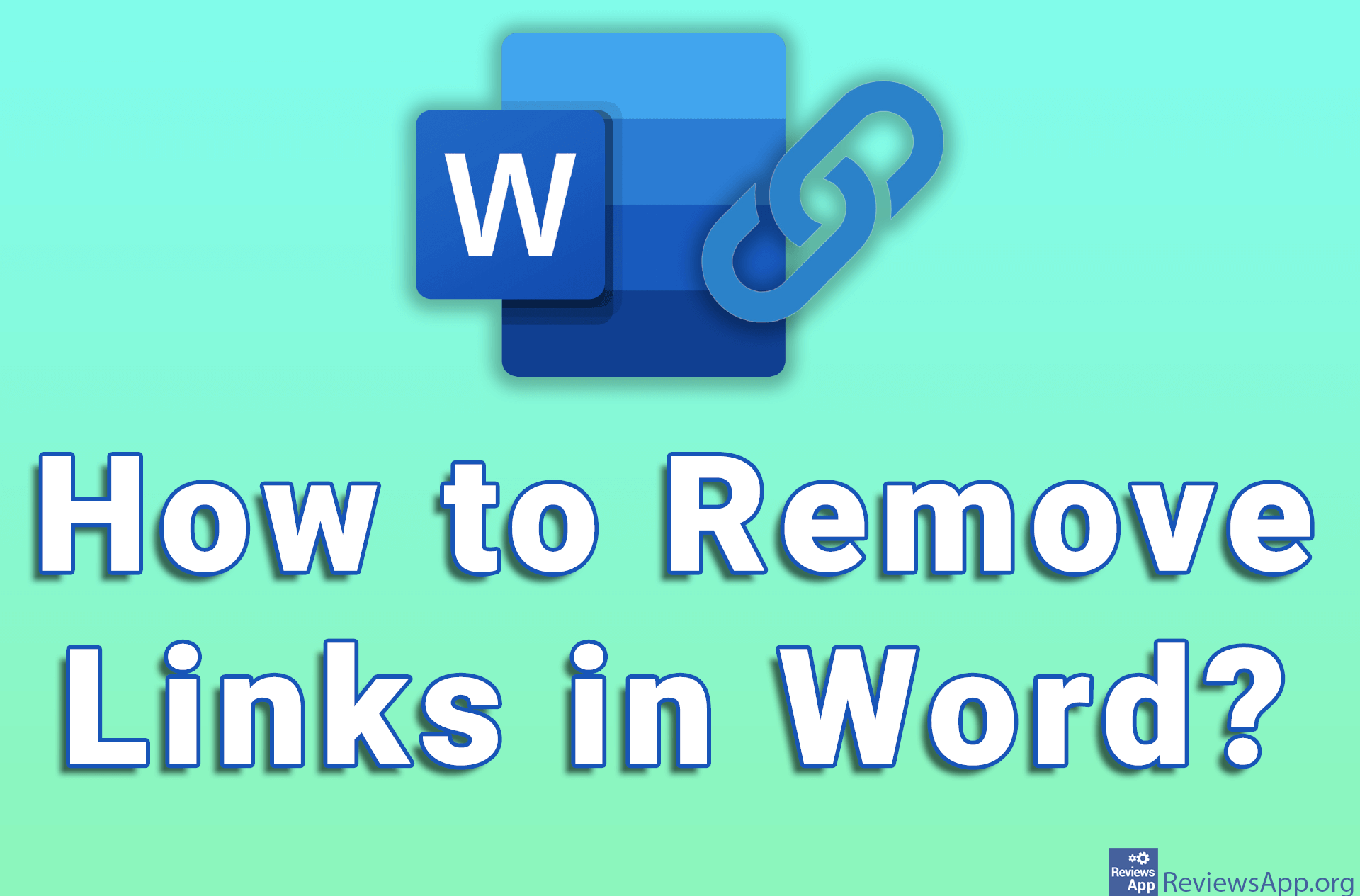 How to remove links in Word