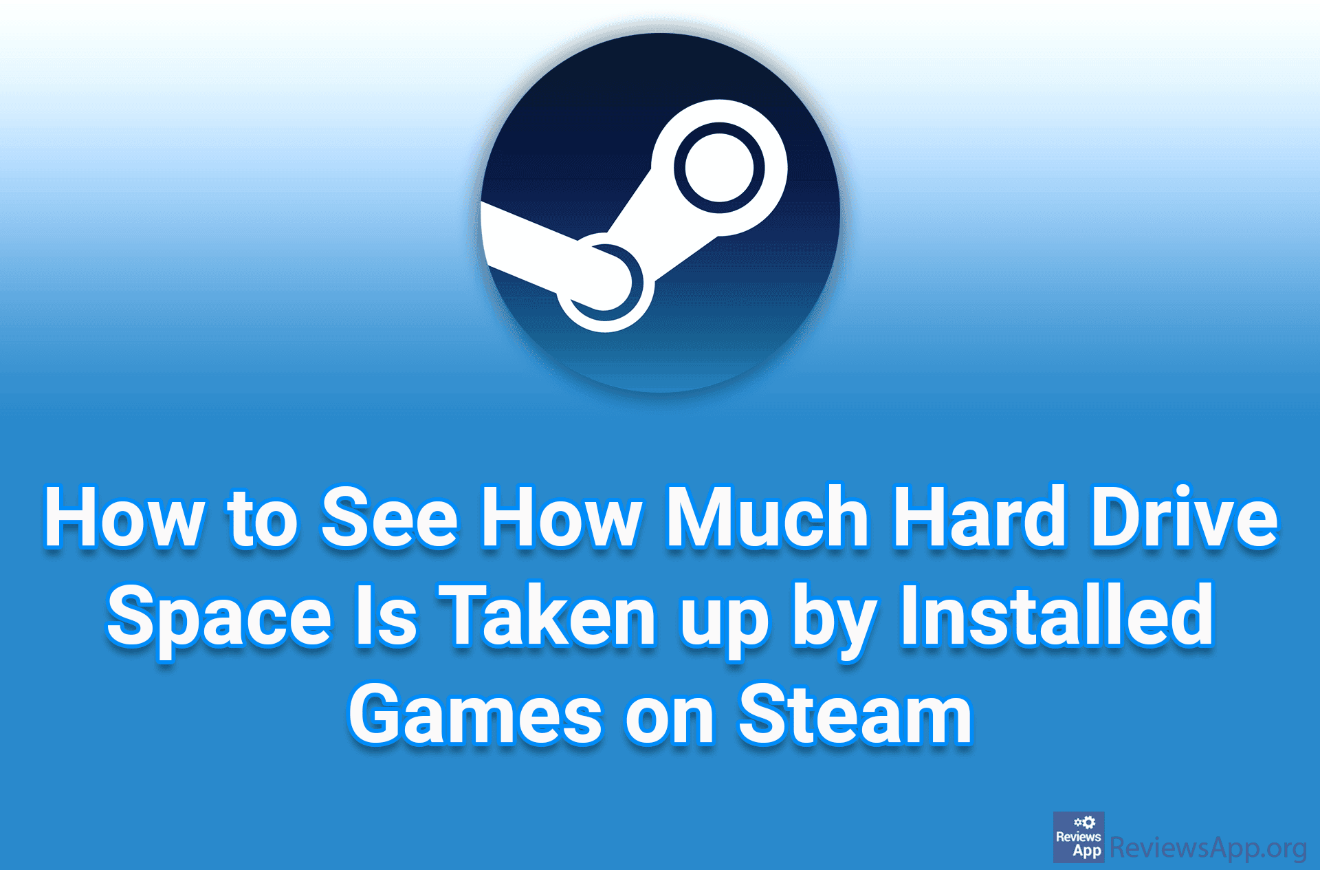 How to See How Much Hard Drive Space Is Taken up by Installed Games on Steam