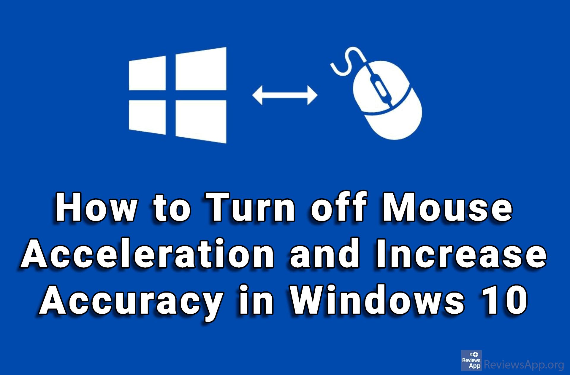 mouse acceleration windows 10