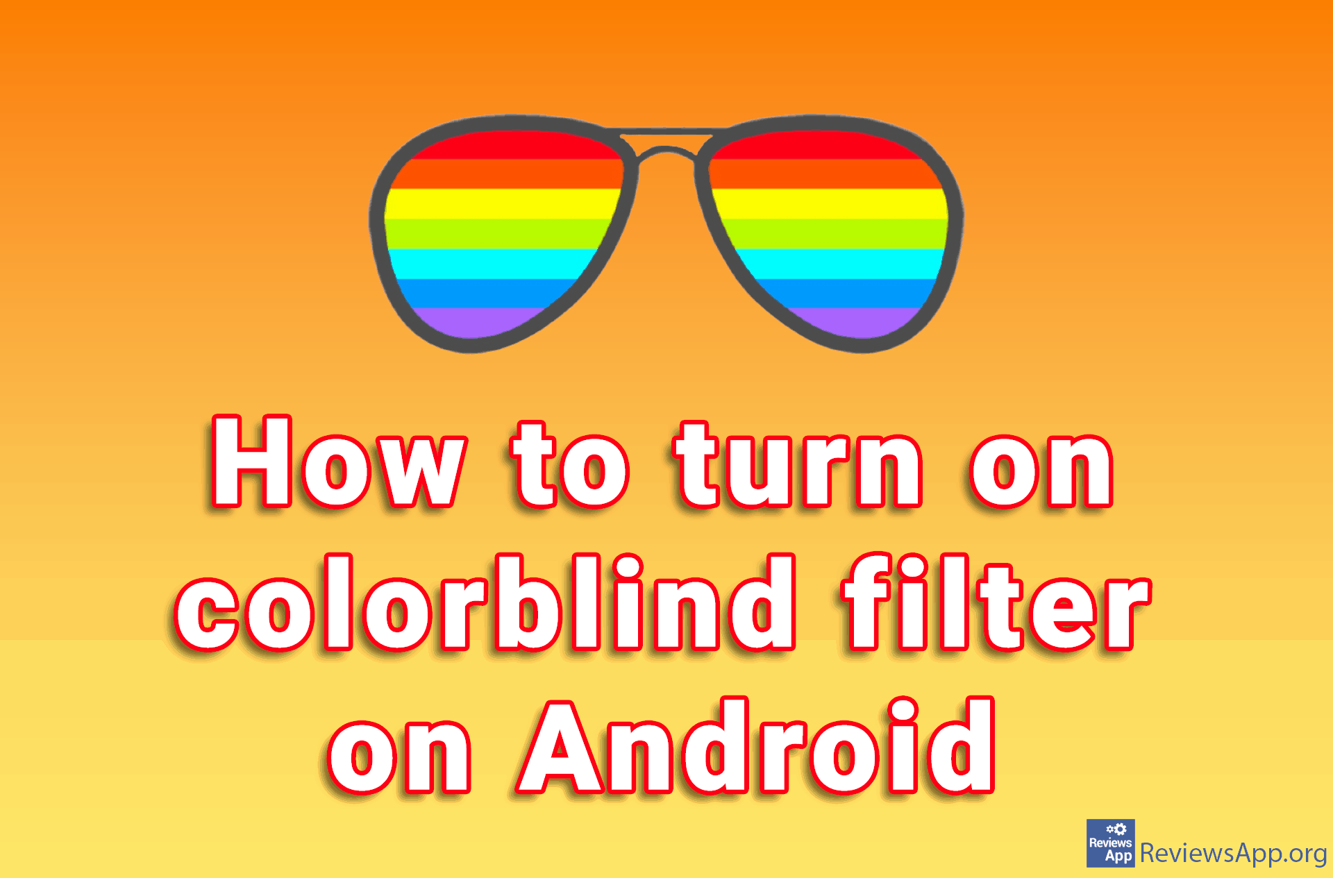 How to turn on colorblind filter on Android
