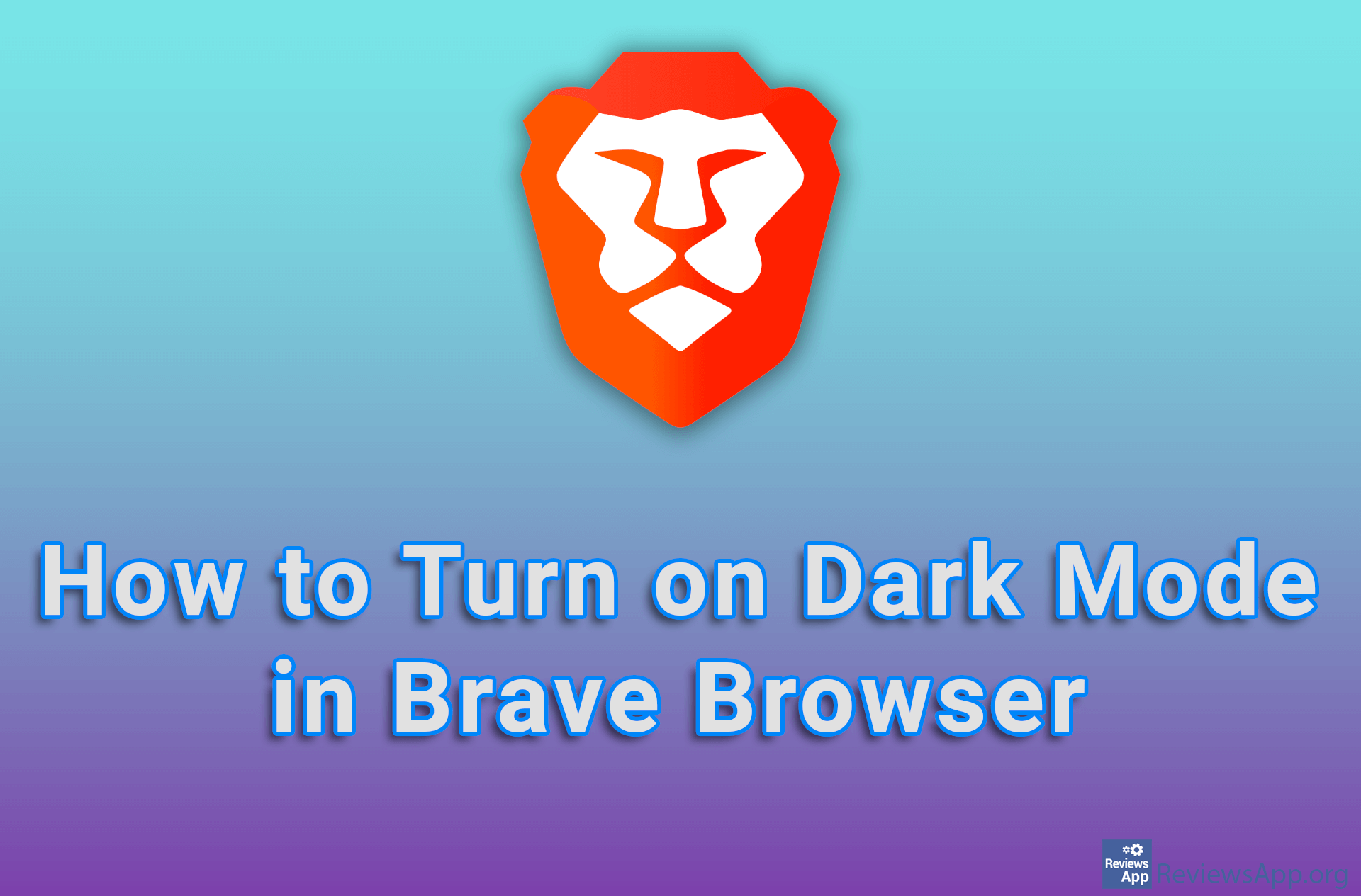 How to Turn on Dark Mode in Brave Browser