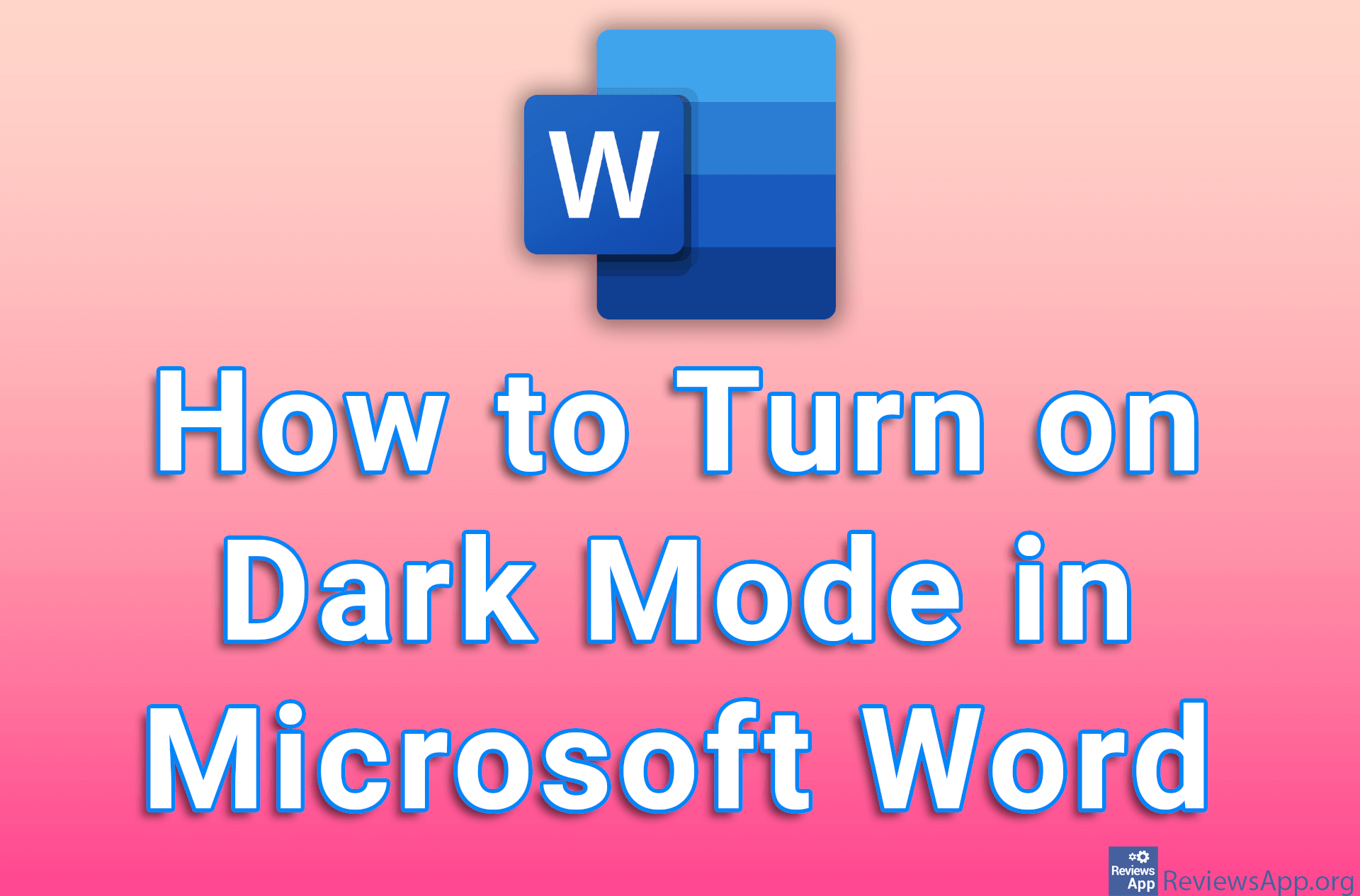How to Turn on Dark Mode in Microsoft Word