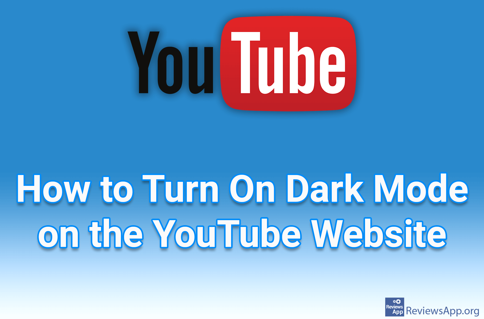 How to Turn On Dark Mode on the YouTube Website