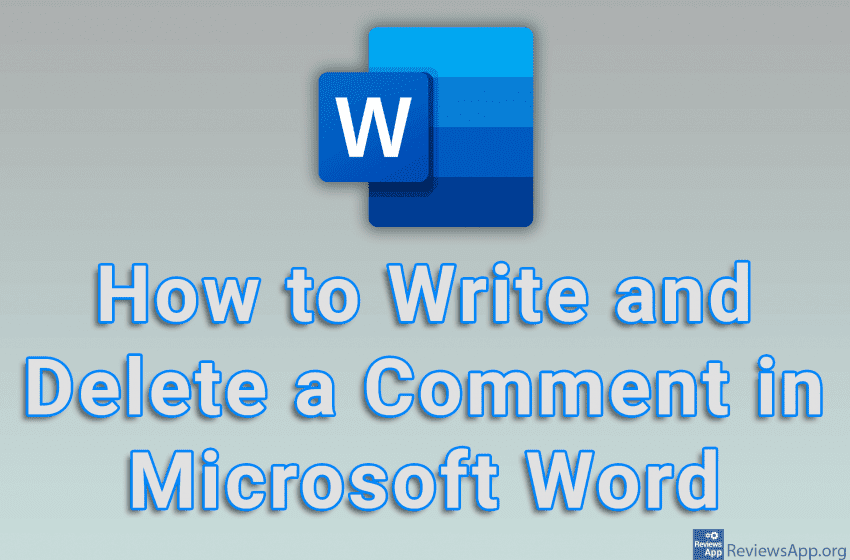  How to Write and Delete a Comment in Microsoft Word