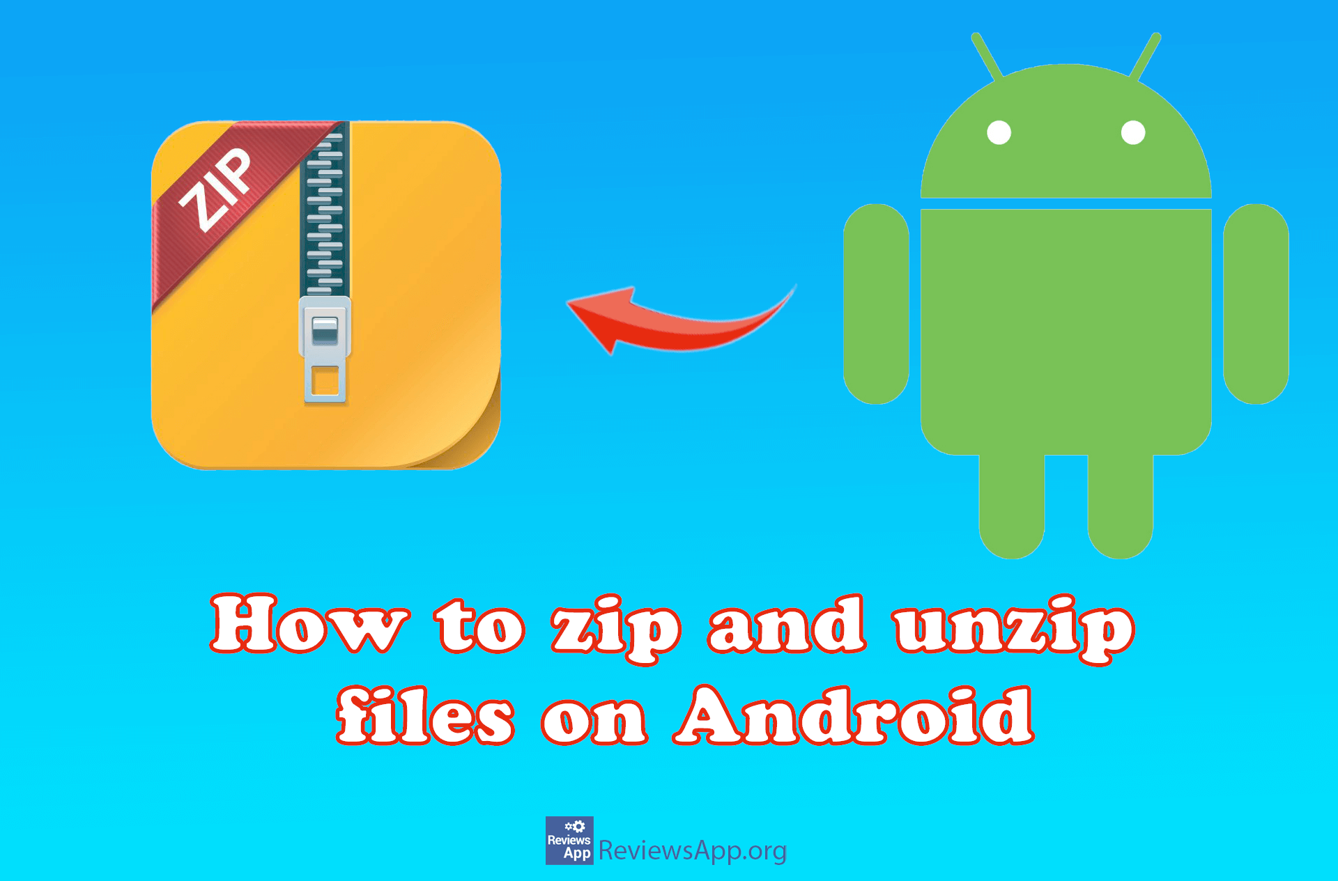 How to zip and unzip files on Android