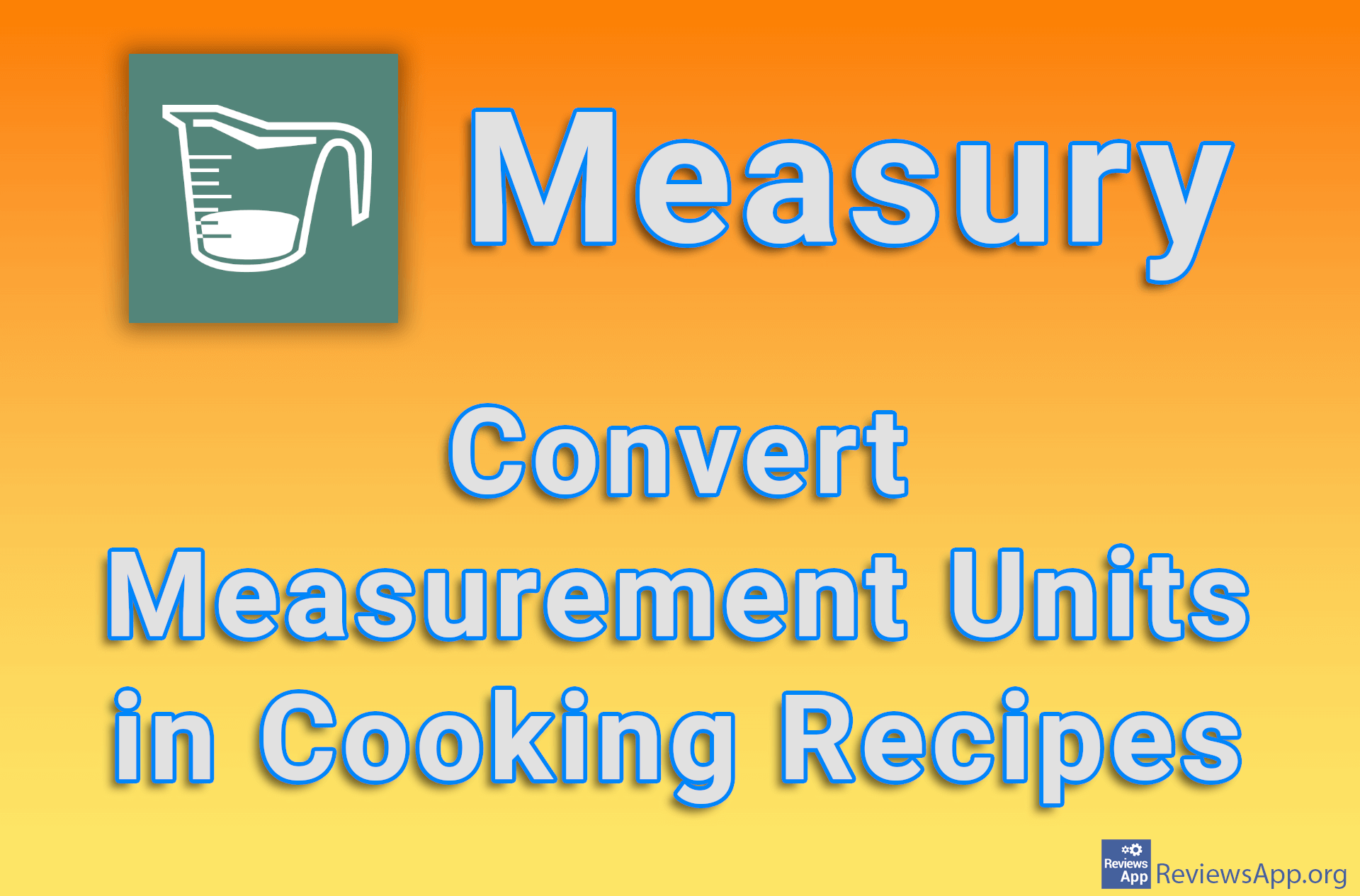 Measury – Convert Measurement Units in Cooking Recipes