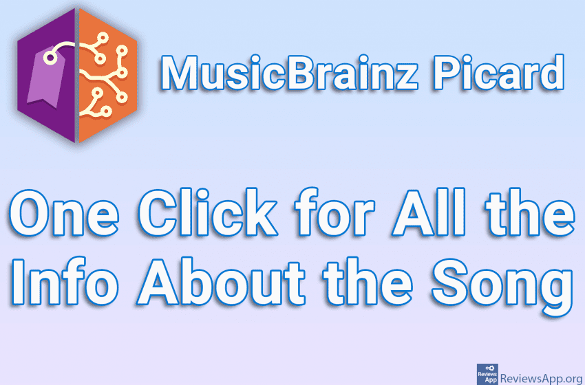  MusicBrainz Picard – One Click for All the Info About the Song