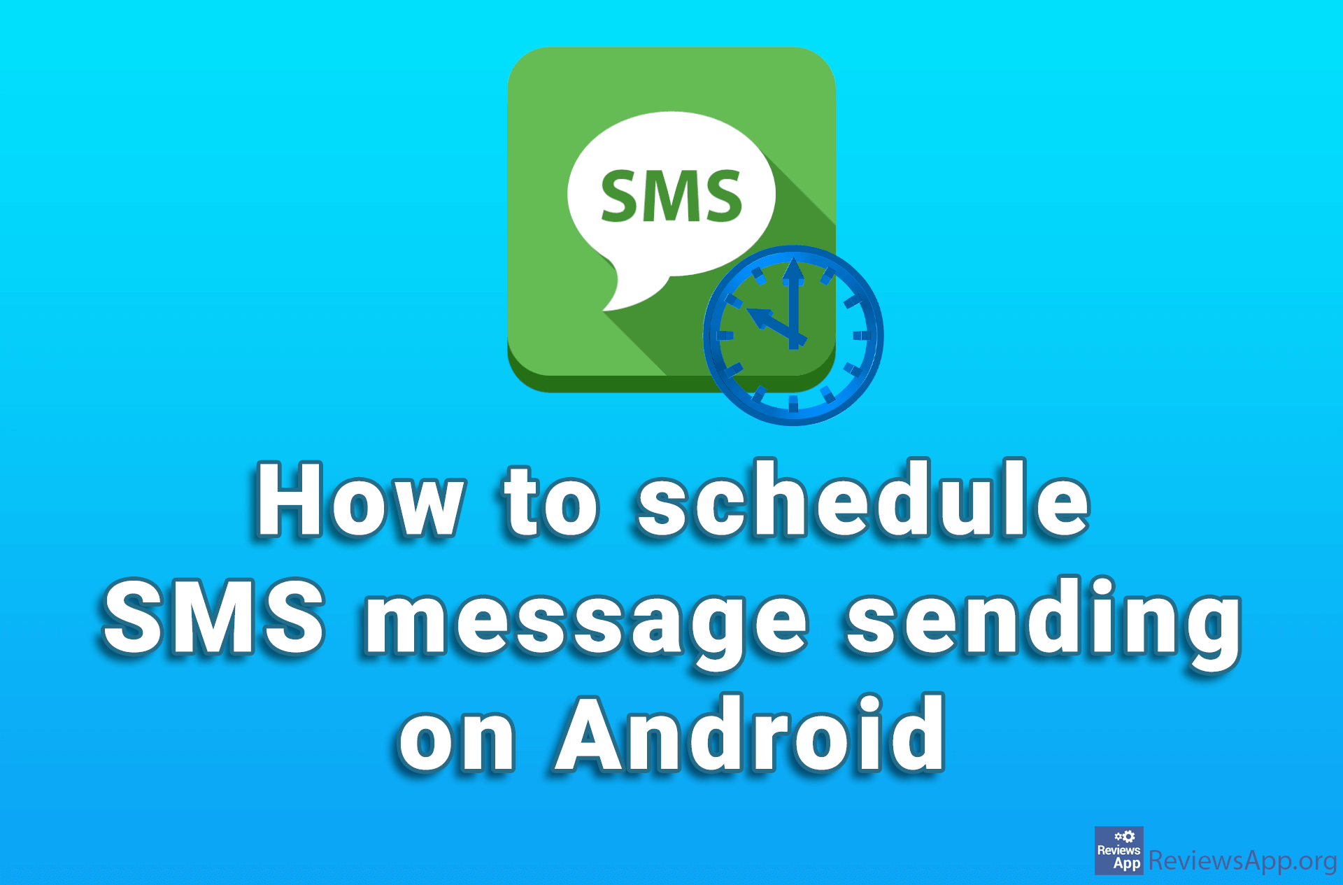 How to schedule SMS message sending on Android