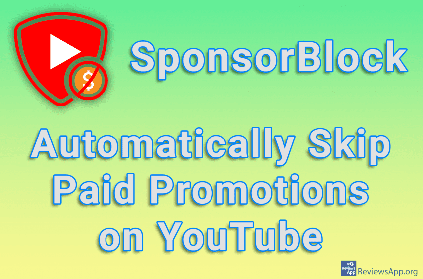 SponsorBlock – Automatically Skip Paid Promotions on YouTube
