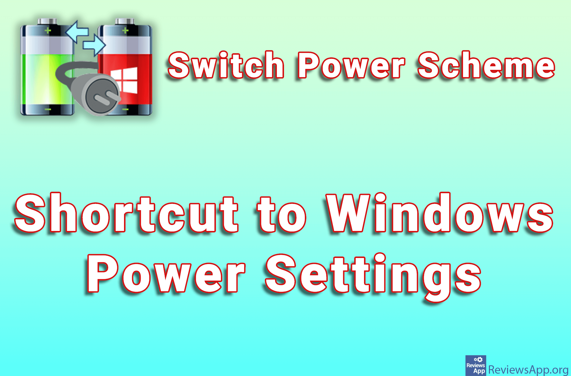 Switch Power Scheme – Shortcut to Windows Power Settings
