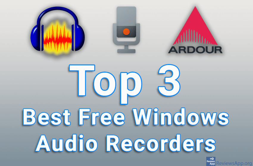  Top 3 Best Free Windows Audio Recorders
