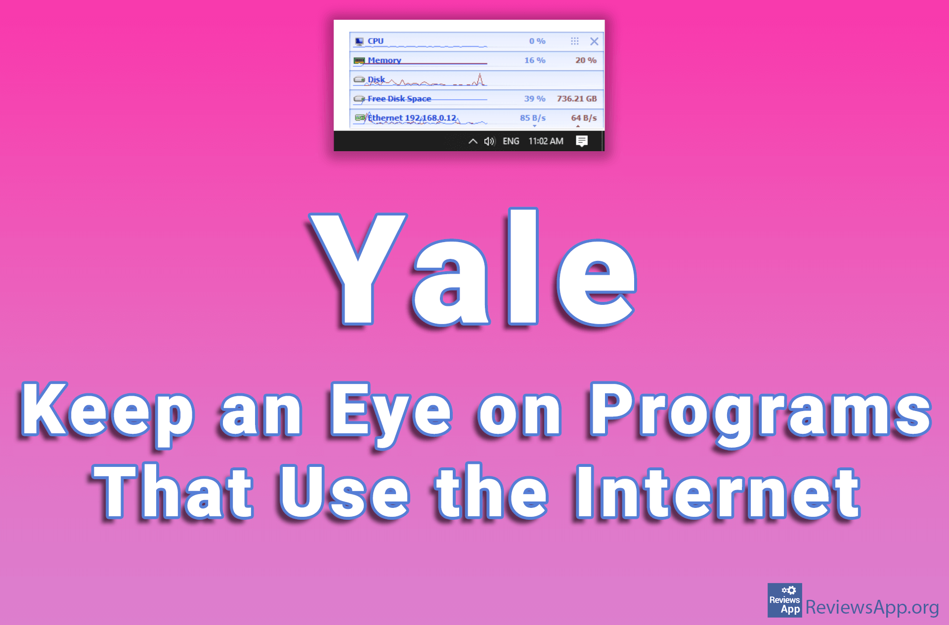 Yale – Keep an Eye on Programs That Use the Internet